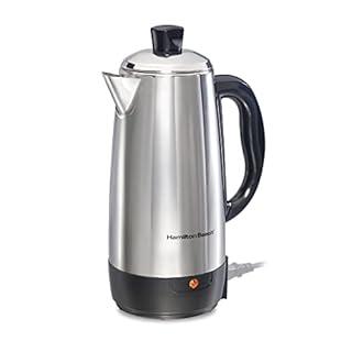 Hamilton Beach - 12-Cup Coffeemaker - Black/silver