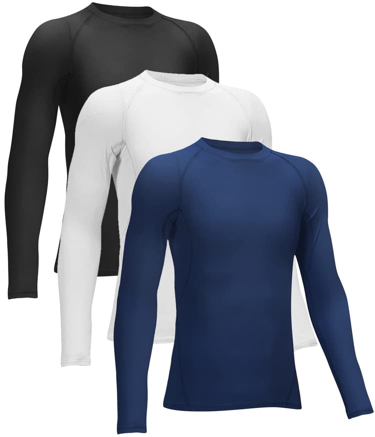  TELALEO 4 Pack Women's Compression Shirt Long Sleeve