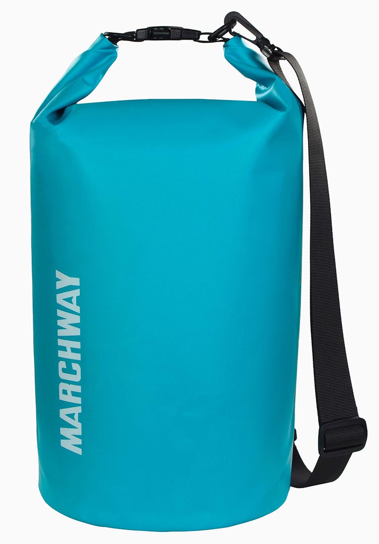 MARCHWAY Floating Waterproof Dry Bag Backpack 5L/10L/20L/30L/40L, Roll Top  Sack Keeps Gear Dry for Kayaking, Rafting, Boating, Swimming, Camping,  Hiking, Beach, Fishing 20L Teal
