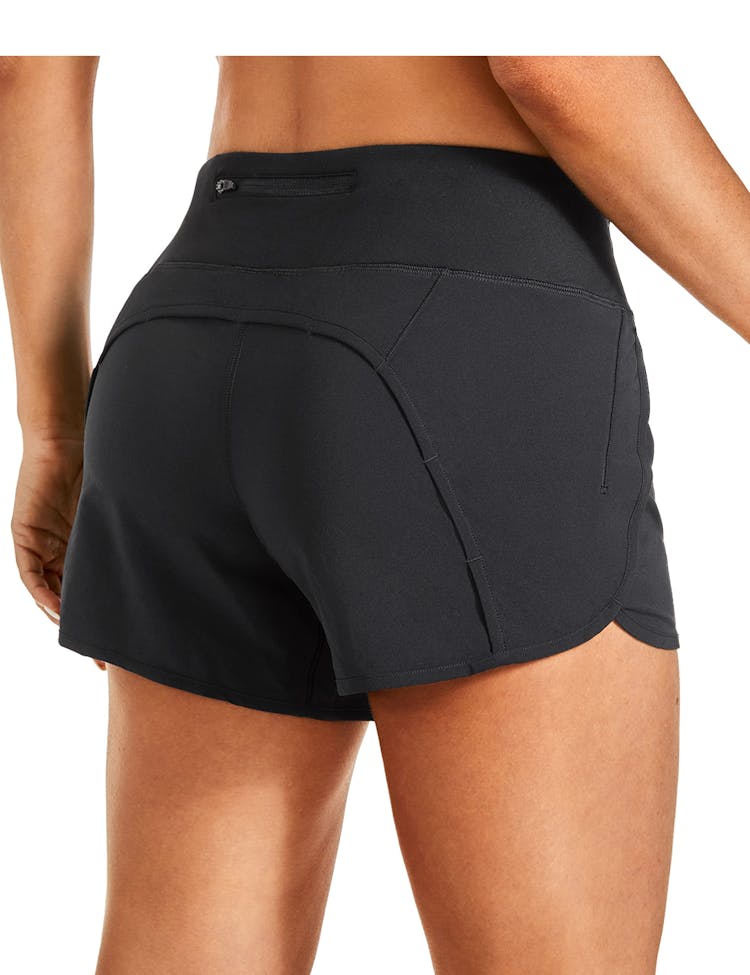 Women's Gym Shorts, C Logo, 2.5